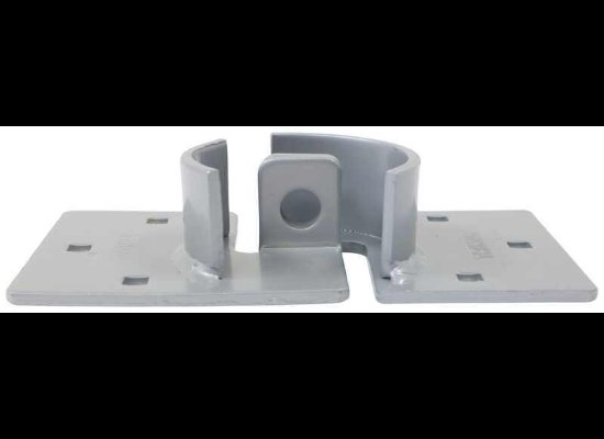 TRIMAX TRAILER DOOR HASP FOR PUCK LOCK, BOLT ON, 8-1/2" X 4-1/2" X 1-5/8"