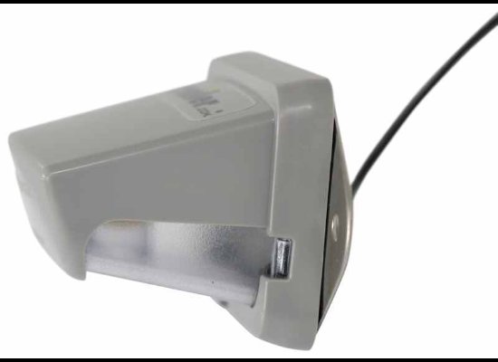 LED LICENSE PLATE LIGHT, SUBMERSIBLE, 3 DIODE, GRAY HOUSING, CLEAR LENS, 2 WIRE, 4"L X 1-15/16"W