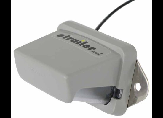 LED LICENSE PLATE LIGHT, SUBMERSIBLE, 3 DIODE, GRAY HOUSING, CLEAR LENS, 2 WIRE, 4"L X 1-15/16"W