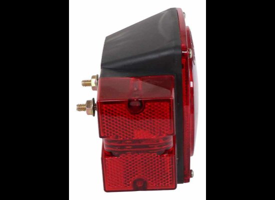 PETERSON TAIL LIGHT, 7 FUNCTION, SQUARE DRIVER SIDE DS RS, 5-15/16"X4-1/2"