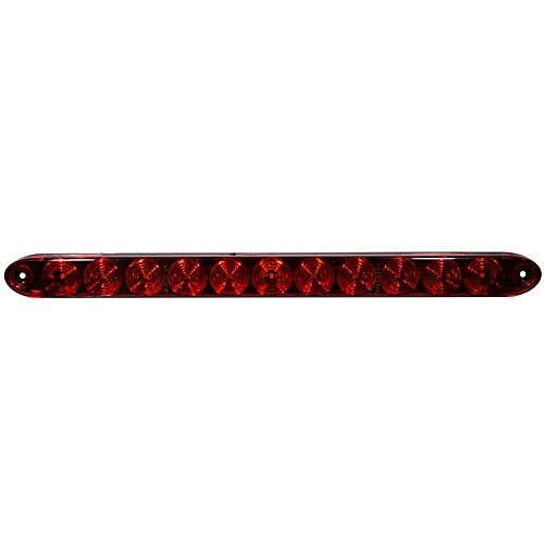 LEGEND STYLE STOP, TURN, TAIL LIGHT, RED LENS RED LED, 11 DIODE, 15-1/2"X1-1/4"X1/2"