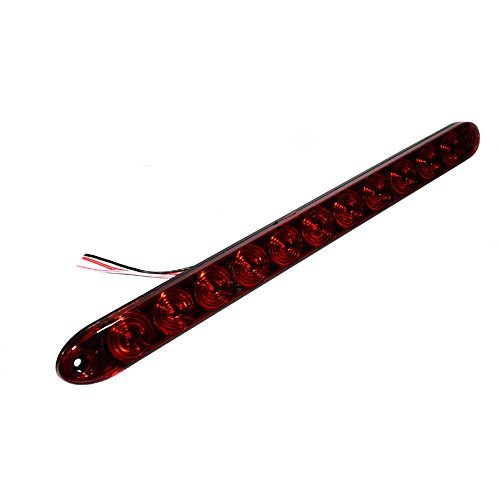 LEGEND STYLE STOP, TURN, TAIL LIGHT, RED LENS RED LED, 11 DIODE, 15-1/2"X1-1/4"X1/2"