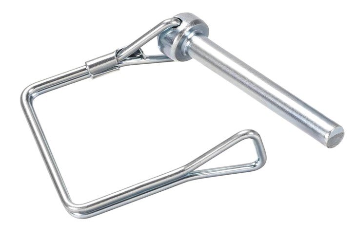COUPLER SNAPPER PIN, SNAP PIN 1/4" X 4", SQUARE, HITCH PIN