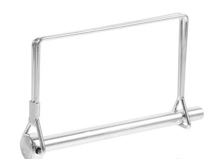 COUPLER SNAPPER PIN, SNAP PIN 1/4" X 4", SQUARE, HITCH PIN