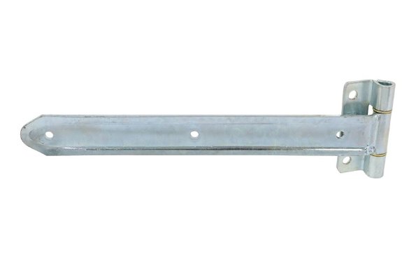 T-STRAP HINGE FOR ENCLOSED TRAILERS - 16" LONG ZINC PLATED