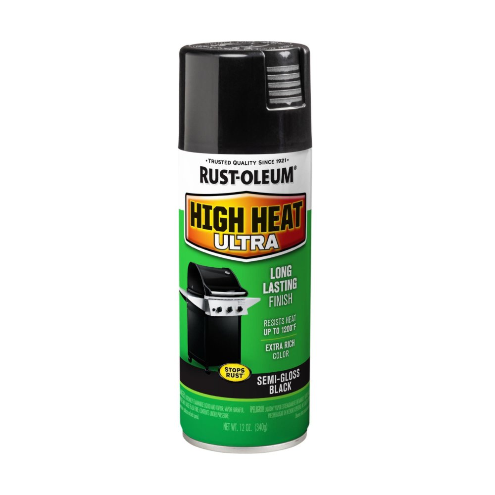 RUST-OLEUM HIGH HEAT ULTRA SPRAY PAINT, BLACK