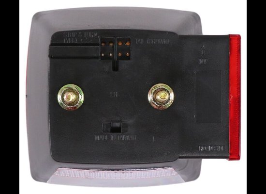 OPTRONICS/WESBAR INCANDESCENT 7 FUNCTION TAIL LIGHT, DRIVER SIDE, DS LEFT, RS 5-3/16" X 4-9/16"