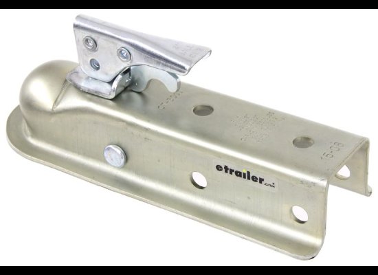 RAM 2" BALL TRAILER COUPLER, TRIGGER LATCH, 3.5K ZINC COATED, 2" SQUARE TONGUE