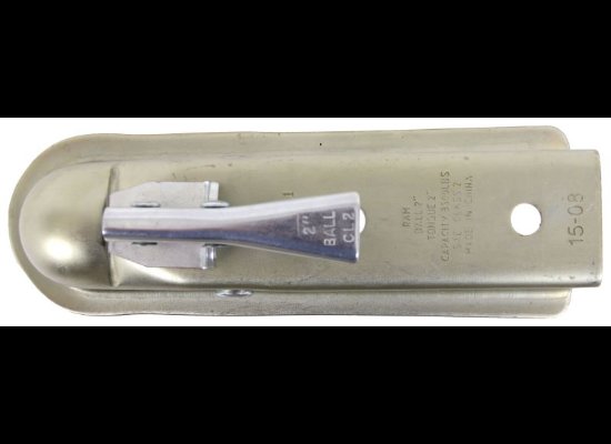 RAM 2" BALL TRAILER COUPLER, TRIGGER LATCH, 3.5K ZINC COATED, 2" SQUARE TONGUE
