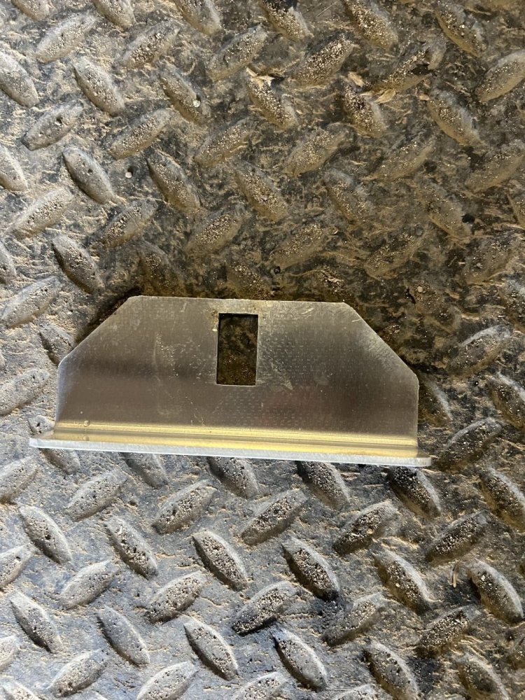 ALUMINUM FENDER MOUNTING BRACKET - DOUBLE BRAKE