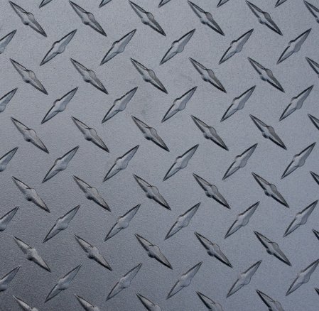 BLACK ATP ALUMINUM TREAD PLATE SHEET / PANEL .025"X48"X96"