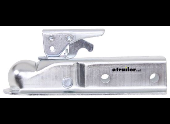 RAM 2" BALL TRAILER COUPLER, TRIGGER LATCH, 3.5K ZINC COATED, 2-1/2" SQUARE TONGUE