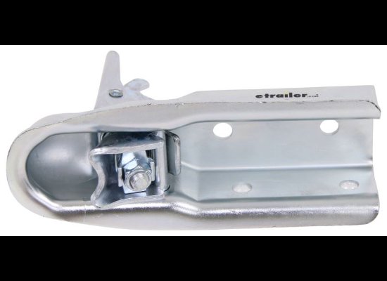 RAM 2" BALL TRAILER COUPLER, TRIGGER LATCH, 3.5K ZINC COATED, 2-1/2" SQUARE TONGUE