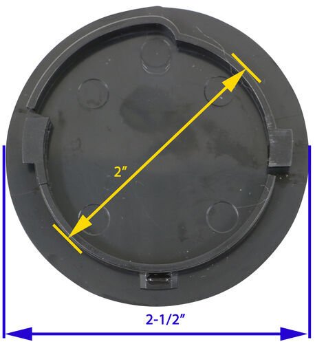 REPLACEMENT BLACK PLASTIC FILLER CAP FOR DEXTER 7.5K BRAKE ACTUATOR