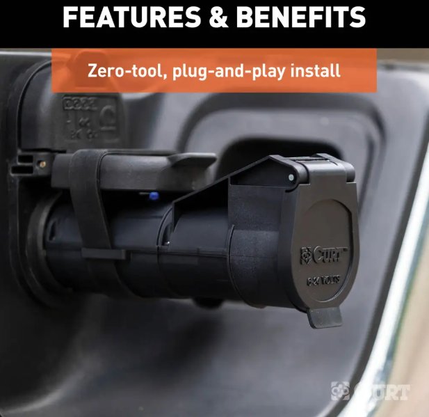 CURT ECHO WIRELESS BRAKE CONTROLLER, 7-WAY PLUG IN, BLUETOOTH CONNECTION, UP TO 2 AXLES PROPORTIONAL