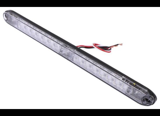 LED TRAILER TAIL LIGHT, ID BAR, RED LED AND WHITE LED UTILITY LIGHT, 17 DIODE, 15-1/2"X1"