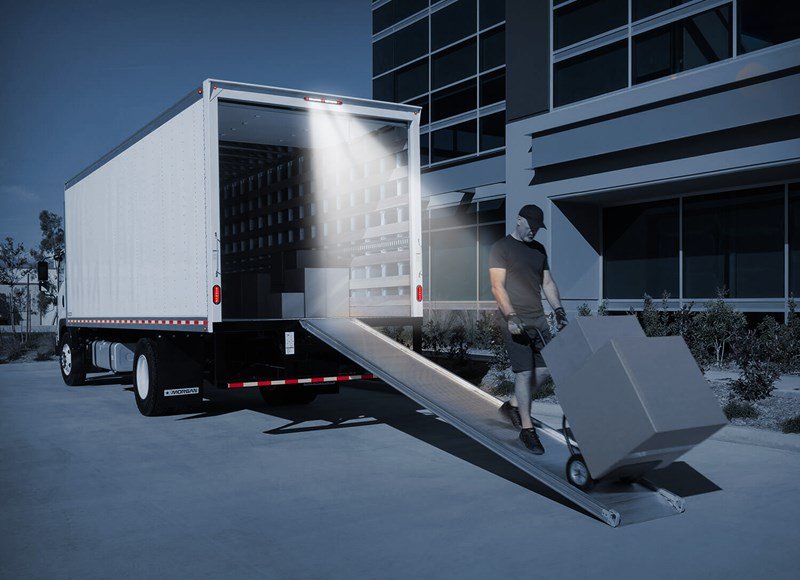 LED TRAILER TAIL LIGHT, ID BAR, RED LED AND WHITE LED UTILITY LIGHT, 17 DIODE, 15-1/2"X1"