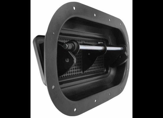 Replacement Exterior Pop-Up Roof Vent - Steel - 13-1/2" x 8" - Black