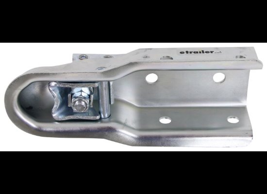 RAM 2" BALL TRAILER COUPLER, TRIGGER LATCH, 8K ZINC COATED, 3" SQUARE TONGUE
