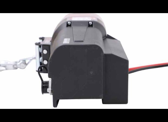 BULLDOG UTILITY WINCH, WIRE ROPE 50', ROLLER FAIRLEAD, 2.5K