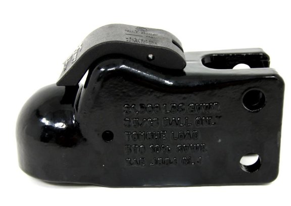 DEMCO COUPLER W/EZ LATCH, 2-5/16" BALL, 21K, C-CHANNEL MOUNT, ADJUSTABLE
