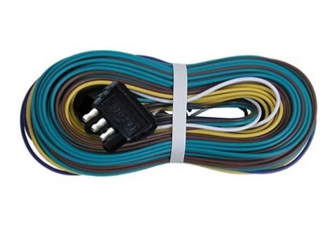 30' 4-WAY 4-FLAT TRAILER ELECTRICAL HARNESS, 4 WAY , 4 PIN