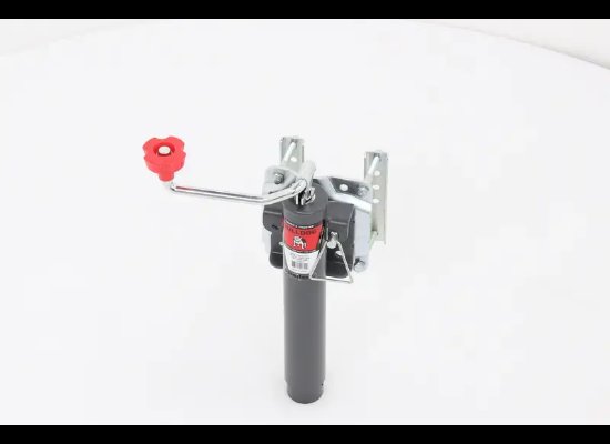 BULLDOG ROUND SNAP-RING SWIVEL JACK - BOLT ON - TOP WIND 10" LIFT - 2,000LBS