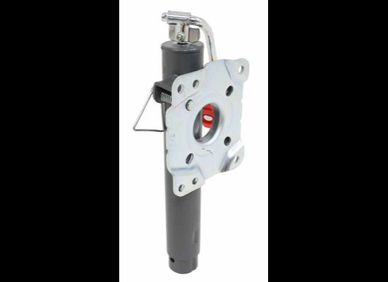 BULLDOG ROUND SNAP-RING SWIVEL JACK - BOLT ON - TOP WIND 10" LIFT - 2,000LBS