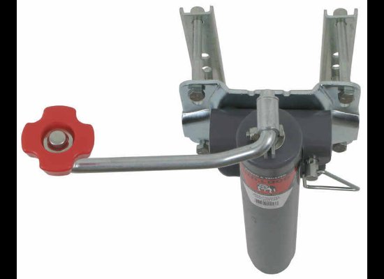 BULLDOG ROUND SNAP-RING SWIVEL JACK - BOLT ON - TOP WIND 10" LIFT - 2,000LBS