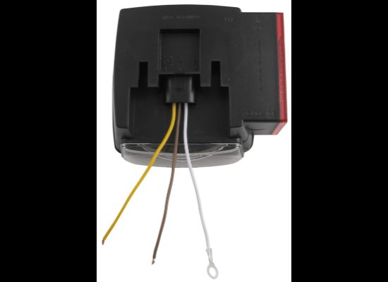 MICRO FLEX LED TRAILER TAIL LIGHT, 7 FUNCTION, SQUARE, 20 DIODE DRIVER SIDE, DS LEFT 5-1/4" x 5