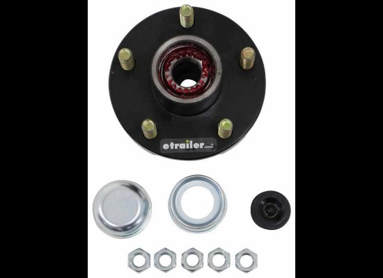 IDLER HUB ASSEMBLY - 5 ON 4.5 5X4.5, FOR 2.2K AXLES, BT8 SPINDLE, 1/2" STUDS