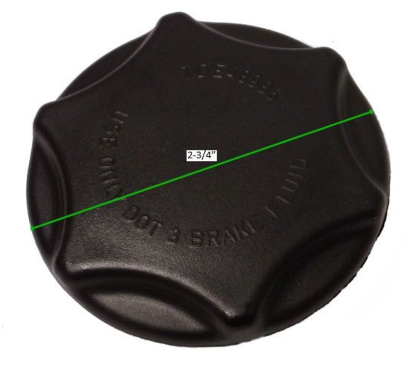 REPLACEMENT ACTUATOR RESERVOIR FILL CAP FOR TIEDOWN MODEL 660E , 750E , 850E - 2-1/4" , 1.98" O.D.