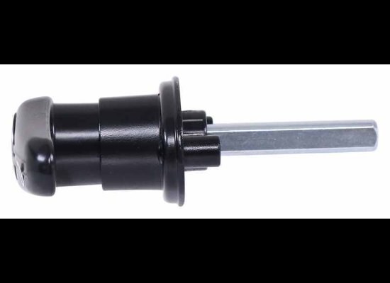 T HANDLE, T-HANDLE TRAILER ENTERANCE LOCK DOOR - BLACK - WITH KEYS, GARAGE DOOR STYLE, 4" HANDLE