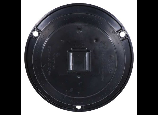 4-1/4" ROUND LED CLEAR / WHITE TRAILER LIGHT, FLANGE SURFACE MOUNT 5-1/2", 7 DIODE, CLEAR LENS
