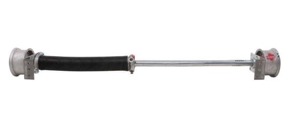 SINGLE CONVENTIONAL RAMP SPRING ASSEMBLY FOR 4' WIDE ENCLOSED TRAILER - 70lbs CAP, 24" - 44" DOOR