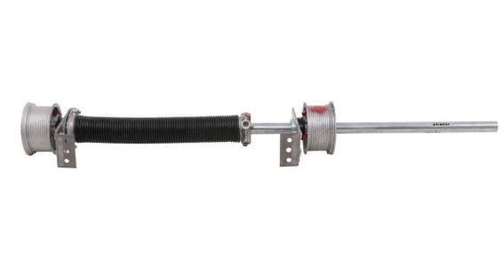 SINGLE CONVENTIONAL RAMP SPRING ASSEMBLY FOR 4' WIDE ENCLOSED TRAILER - 70lbs CAP, 24" - 44" DOOR