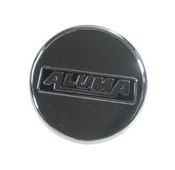 CHROME ALUMA WHEEL CENTER CAP / PLUG 2" DIAMETER