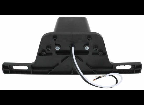 LED TRAILER LICENSE PLATE LIGHT WITH BRACKET - 5 DIODE, BLACK ABS, CLEAR LENS, 8-5/8"X3-1/4"