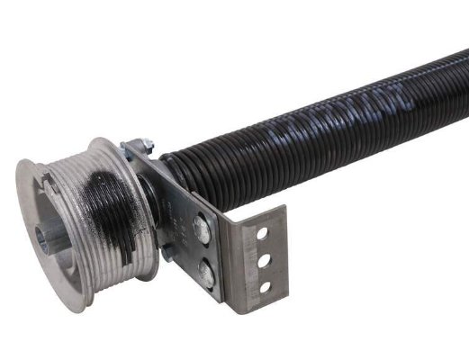 SINGLE CONVENTIONAL RAMP SPRING ASSEMBLY FOR 5' WIDE ENCLOSED TRAILER - 85lbs CAP, 32" - 56" DOOR
