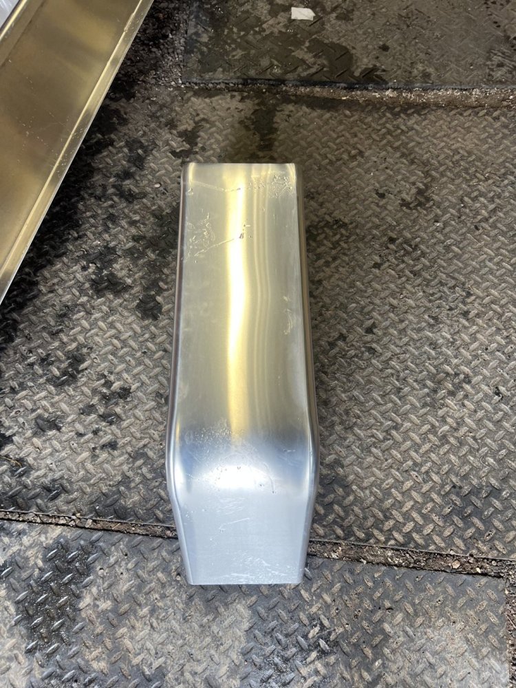 FAB, ALUMINUM FENDER, 9X14.25X34, SINGLE AXLE