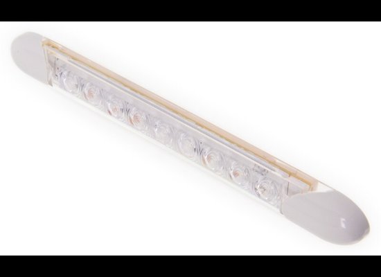 OPTI-BRITE INTERIOR LED, 9 DIODE CLEAR LENSE STRIP LIGHT 9"