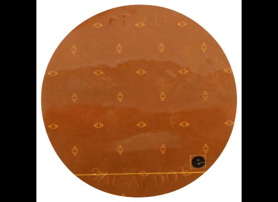 Oralite Reflector for Truck or Trailer - 3" Round - Stick On - Amber - Qty 1