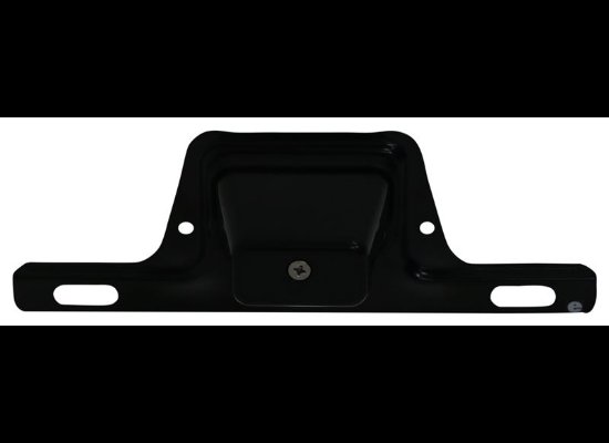 LED TRAILER LICENSE PLATE LIGHT WITH BRACKET - 5 DIODE, BLACK, STEEL, CLEAR LENS, 8-5/8"X3-1/4"