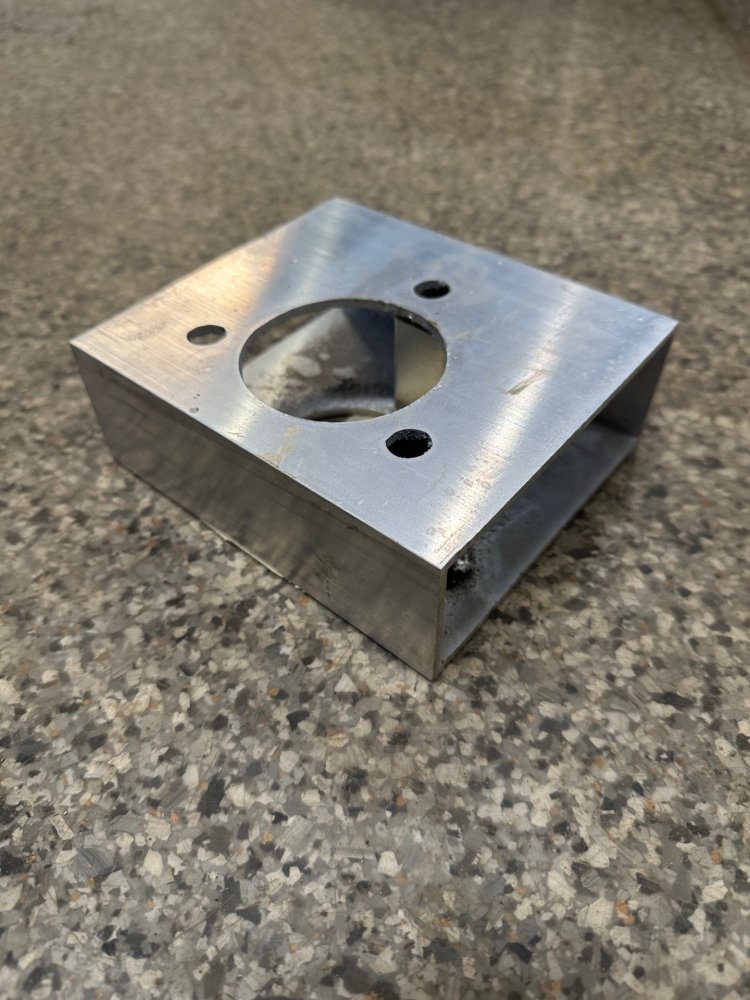 LEGEND ALUMINUM WELD ON JACK MOUNT, 5-3/4"X5"X2" , JACK BOX