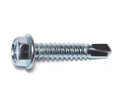 HEX HEAD SELF TAPPER 1/4-14 X 1-1/4" WSH HD TEK