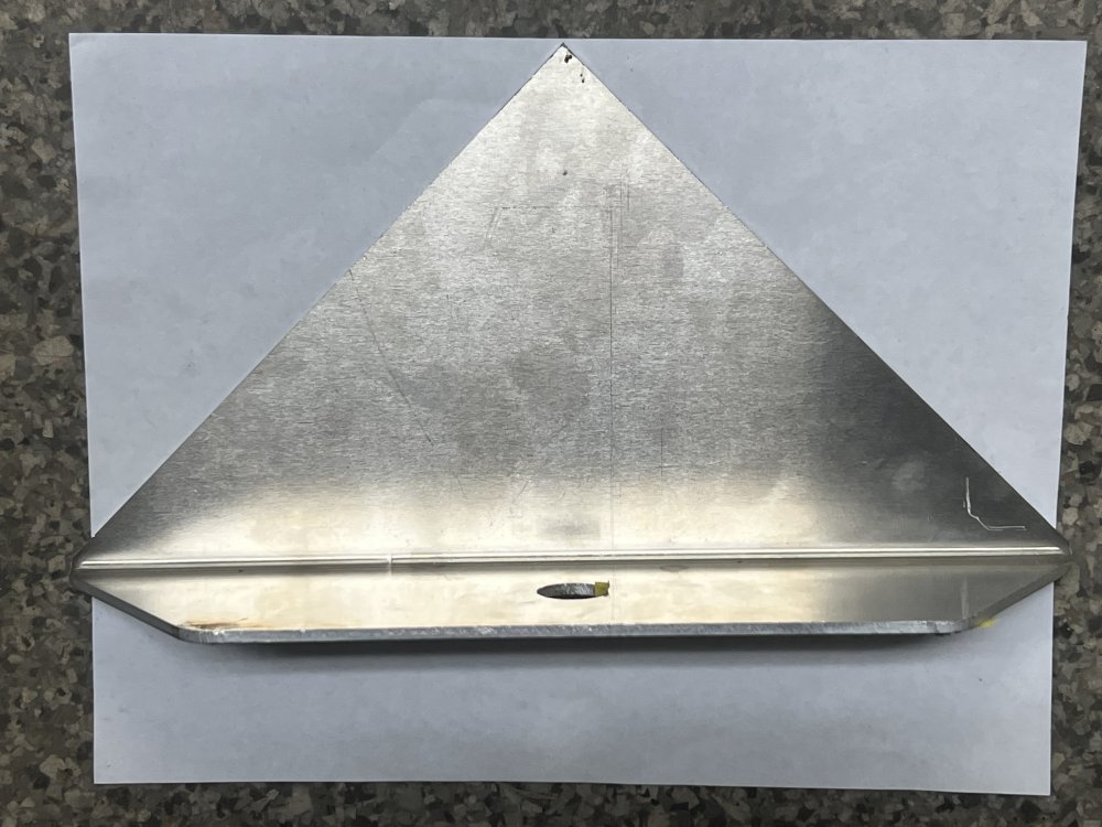 FAB, ALUMINUM 3" FENDER STEP PLATE WITH HOLE CENTERED