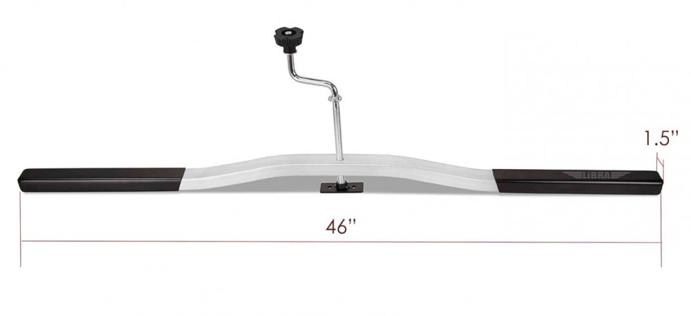 2 PACK TIE DOWN BAR / CLAMP FOR SNOWMOBILE TRAILER 46"X1.5" INCLUDES CRANK AND NUT PLATE