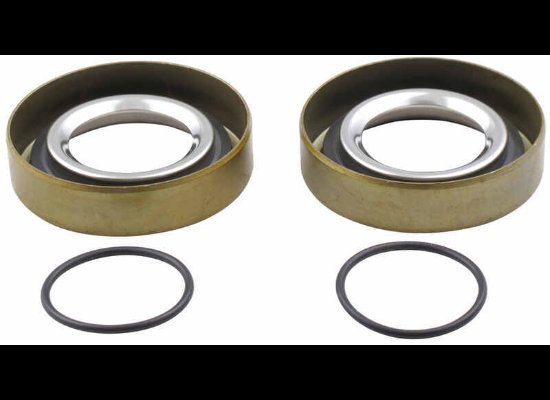 SPINDLE GREASE SEAL SET FOR L44643 INNER BEARING AND 1.980 BEARING BUDDY