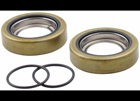 SPINDLE GREASE SEAL SET FOR L44643 INNER BEARING AND 1.980 BEARING BUDDY