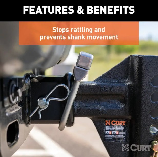 CURT NO-TOOL ANTI RATTLE HITCH CLAMP FOR 2-1/2" RECEIVER - RETAIL PACKAGED